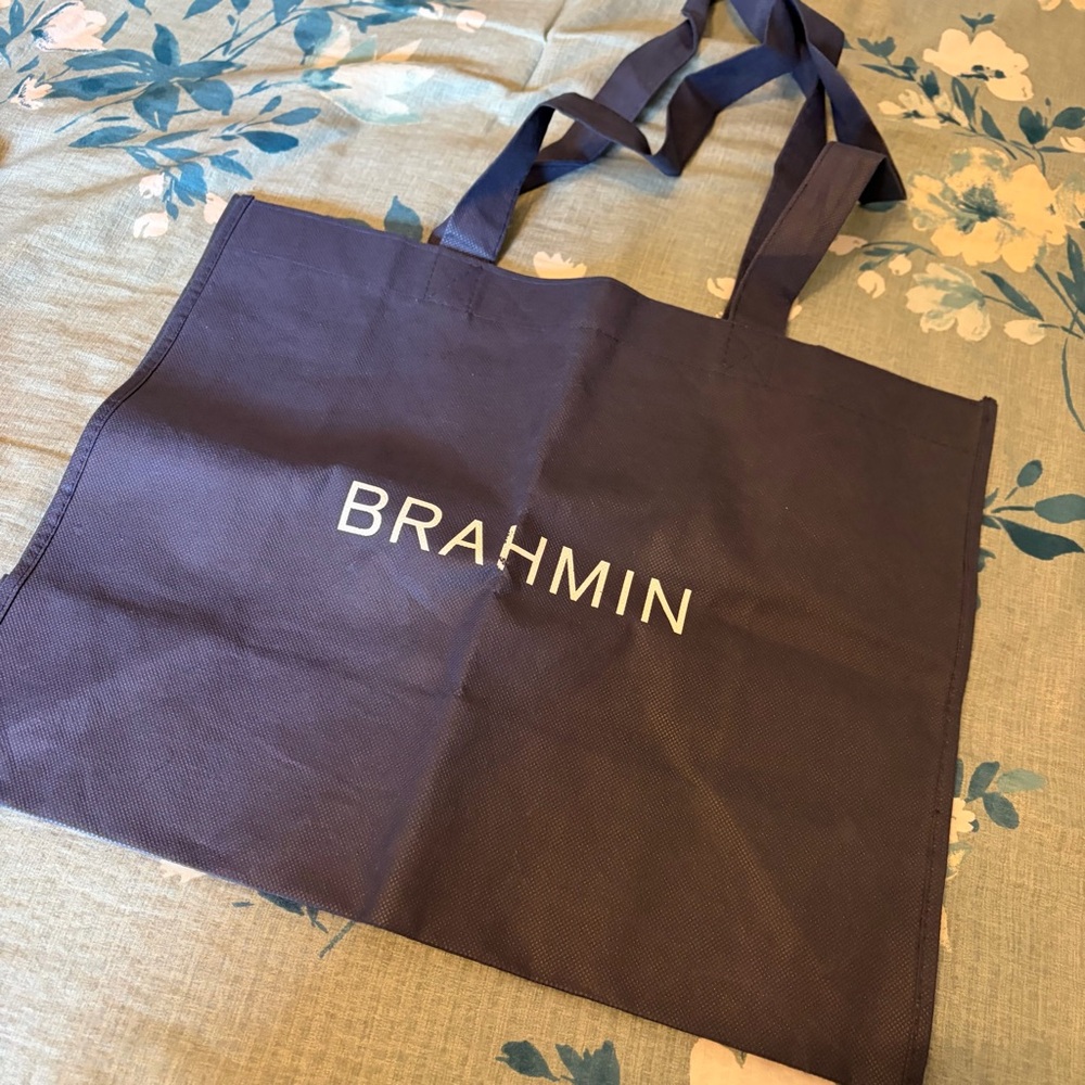 Brahmin Navy Blue Tote